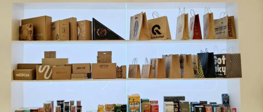 Custom packaging artwork files and printed packaging samples
