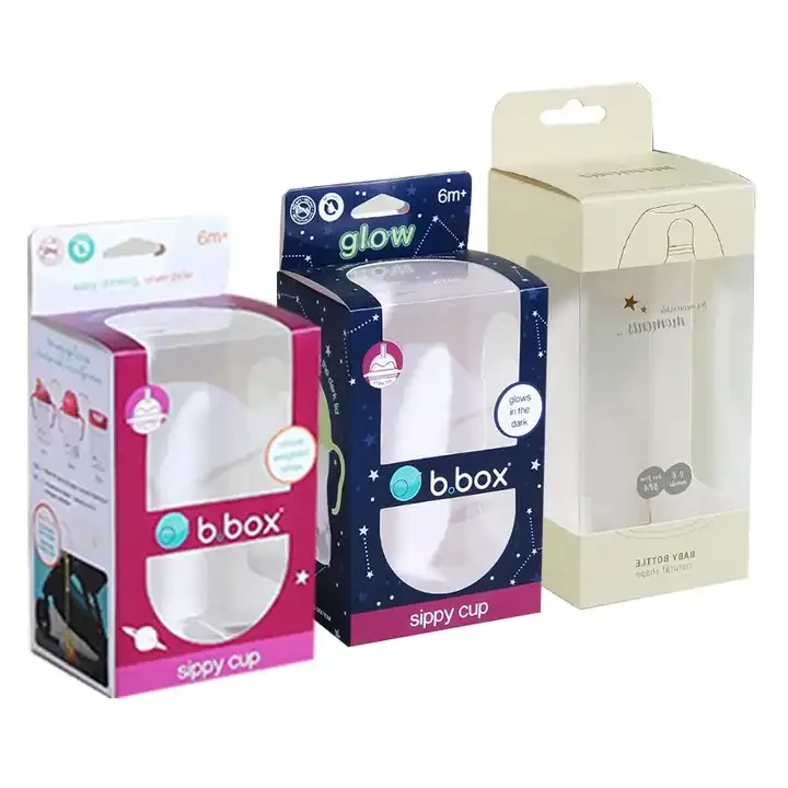Window and hang-tab paperboard retail cartons — style references